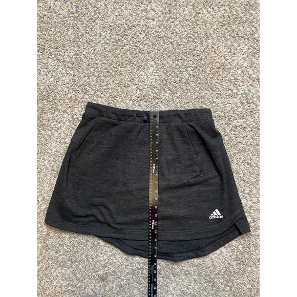 Adidas Women's Dark Heather Gray Tennis Golf Skort Skirt Athletic Size M - Picture 8 of 10